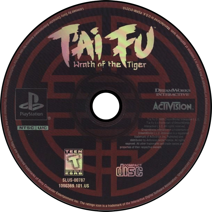 Tai Fu Wrath of the Tiger media 5 for Playstation